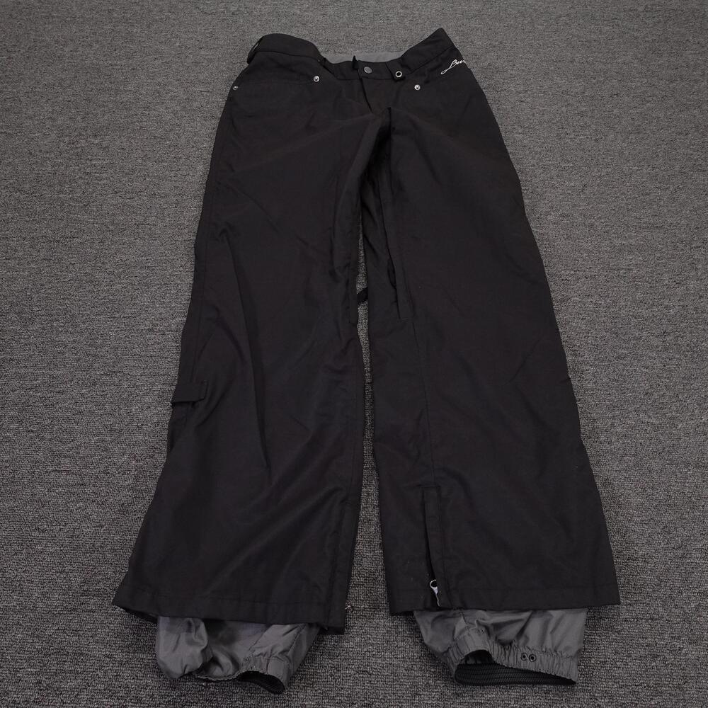Burton Snow Pants Womens XS Black Adjustable Waist 30x30 Ski Snowboard Warm